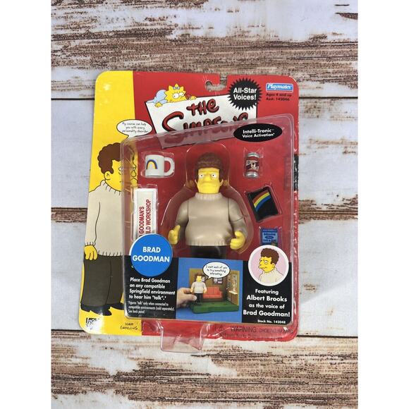 SIMPSONS ALL STAR VOICES Action Figure by Playmates SERIES 2_BRAD GOODMAN - Picture 1 of 3
